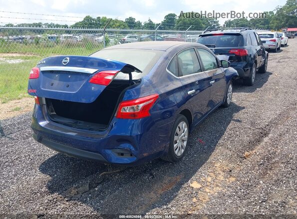3N1AB7AP7KY387239 2019 NISSAN SENTRA Blue Հետևի աջ