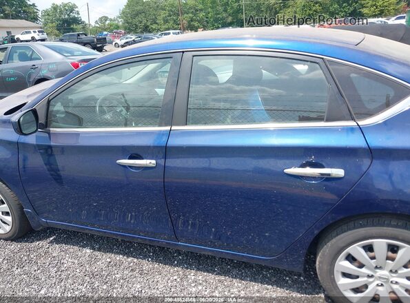 3N1AB7AP7KY387239 2019 NISSAN SENTRA Blue Սալոնի 360 աստիճան տեսք