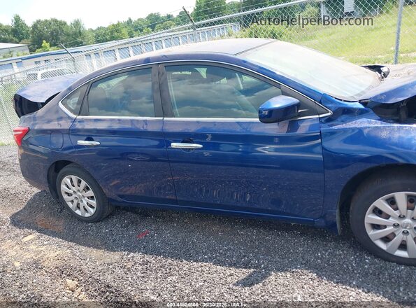 3N1AB7AP7KY387239 2019 NISSAN SENTRA Blue Սալոնի հետևի տեսք