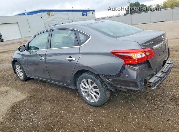 3N1AB7AP7KY388391 2019 NISSAN SENTRA Gray უკანა მარცხენა