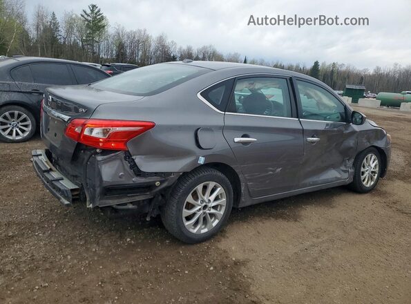 3N1AB7AP7KY388391 2019 NISSAN SENTRA Gray უკანა მარჯვენა