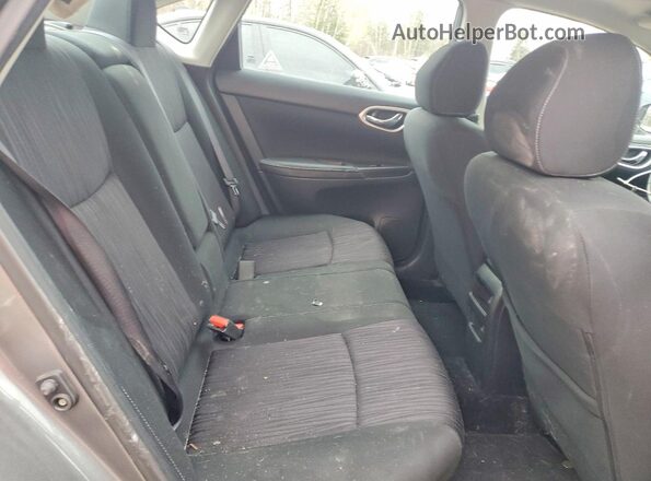 3N1AB7AP7KY388391 2019 NISSAN SENTRA Gray უკანა სავარძლების ხედი