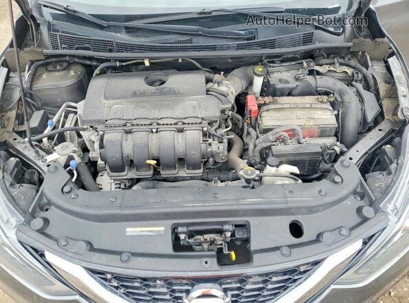 3N1AB7AP7KY388391 2019 NISSAN SENTRA Gray უკანა სალონის ხედი