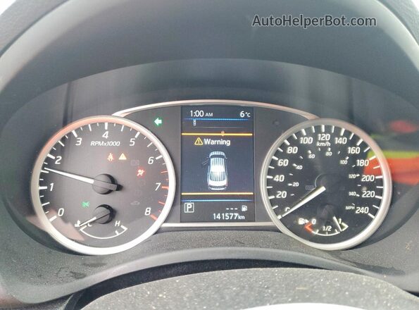 3N1AB7AP7KY388391 2019 NISSAN SENTRA Gray ხელსაწყოთა პანელის ხედი