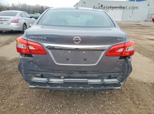 3N1AB7AP7KY388391 2019 NISSAN SENTRA Gray უკანა ხედი