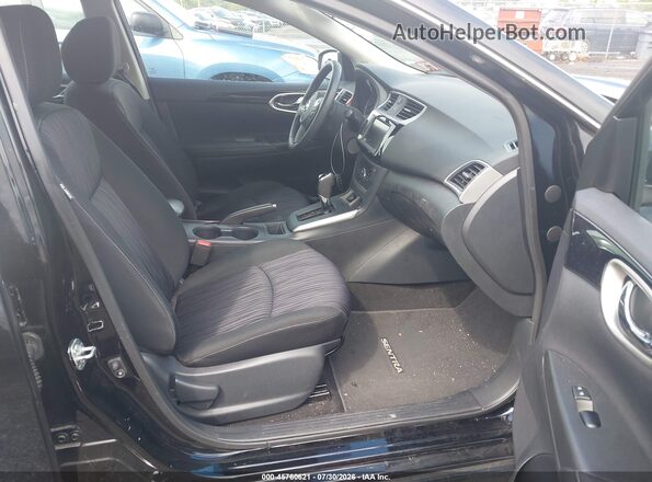 3N1AB7AP7KY389086 2019 NISSAN SENTRA Black Вид салону спереду