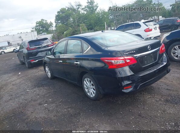 3N1AB7AP7KY389086 2019 NISSAN SENTRA Black Задня ліва чверть