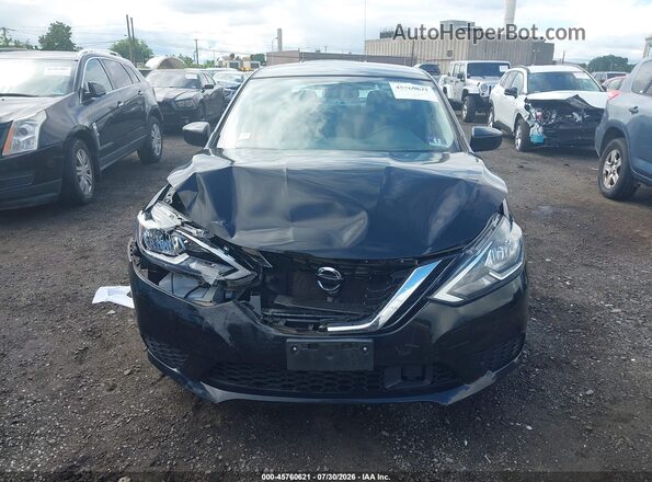 3N1AB7AP7KY389086 2019 NISSAN SENTRA Black Вид щитка приладів