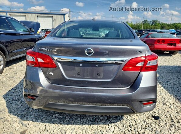 3N1AB7AP7KY391503 2019 NISSAN SENTRA Gray Вид ззаду