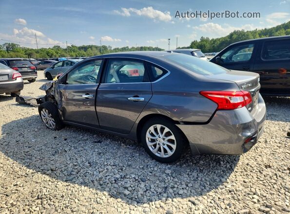 3N1AB7AP7KY391503 2019 NISSAN SENTRA Gray Задня ліва чверть