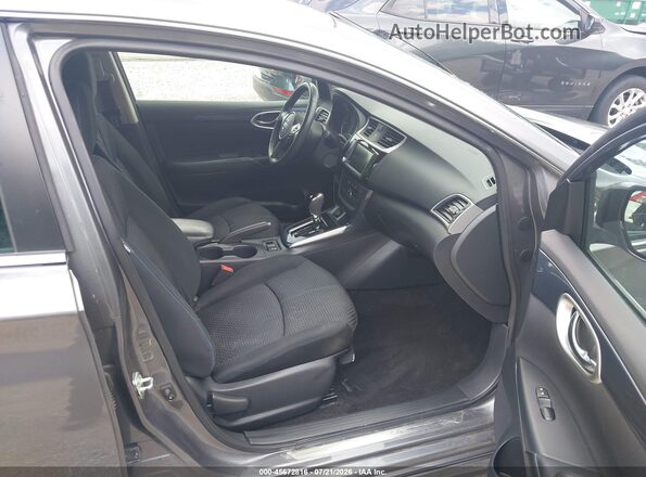 3N1AB7AP7KY408932 2019 NISSAN SENTRA Серый Вид салона спереди