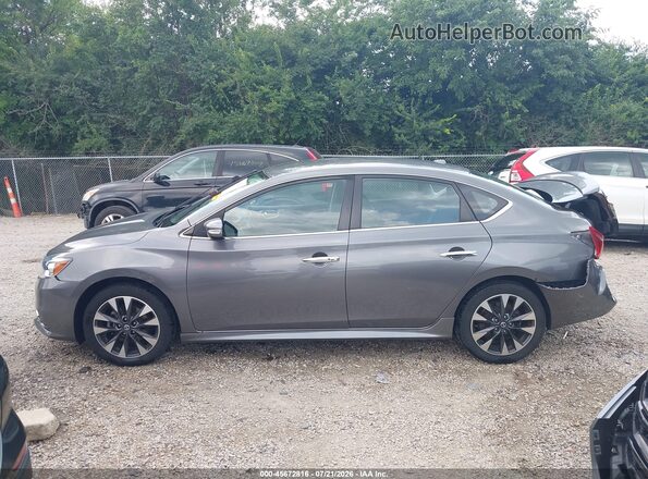 3N1AB7AP7KY408932 2019 NISSAN SENTRA Серый Панорамный вид салона 360°