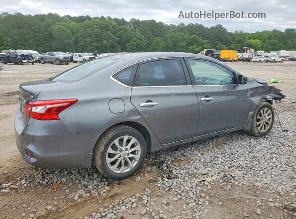 3N1AB7AP7KY410762 2019 NISSAN SENTRA Gray Tył prawy