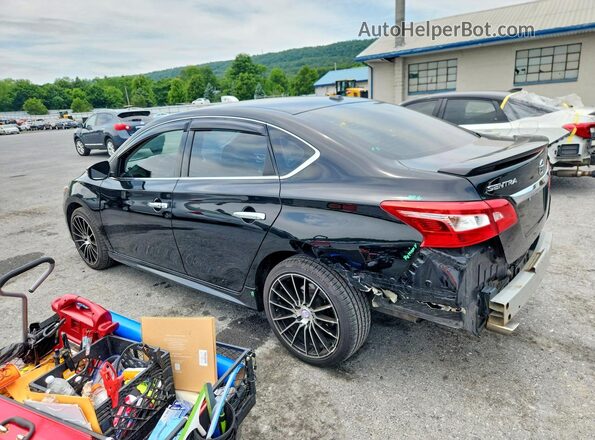 3N1AB7AP7KY422944 2019 NISSAN SENTRA Black Rear left