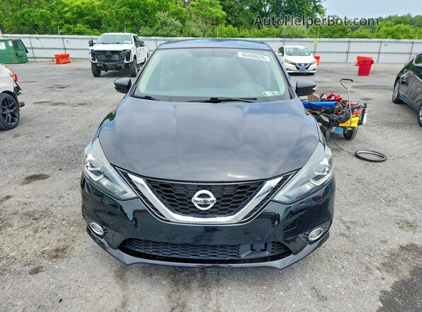 3N1AB7AP7KY422944 2019 NISSAN SENTRA Black Front view