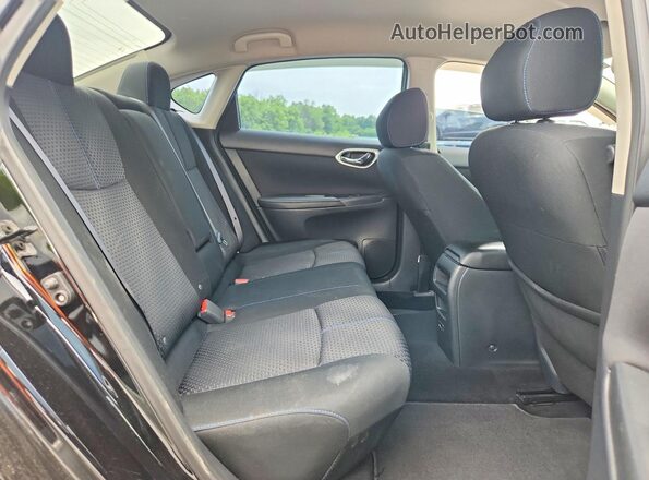3N1AB7AP7KY422944 2019 NISSAN SENTRA Black Rear seats view