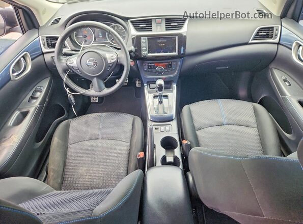 3N1AB7AP7KY422944 2019 NISSAN SENTRA Black Dashboard view