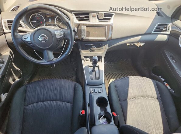 3N1AB7AP7KY429389 2019 NISSAN SENTRA Gray Dashboard view