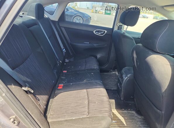 3N1AB7AP7KY429389 2019 NISSAN SENTRA Gray Rear seats view