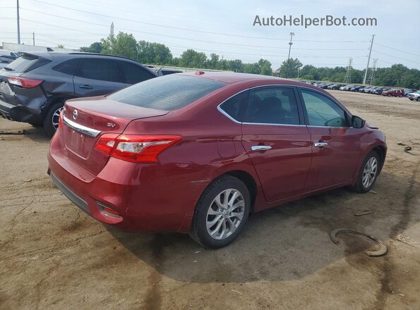 3N1AB7AP7KY430770 2019 NISSAN SENTRA Red Հետևի աջ