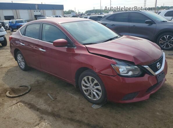 3N1AB7AP7KY430770 2019 NISSAN SENTRA Red Առջևի աջ