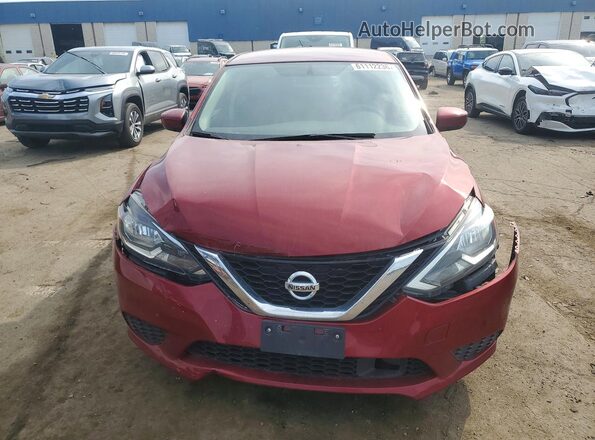 3N1AB7AP7KY430770 2019 NISSAN SENTRA Red Դիմացի տեսք