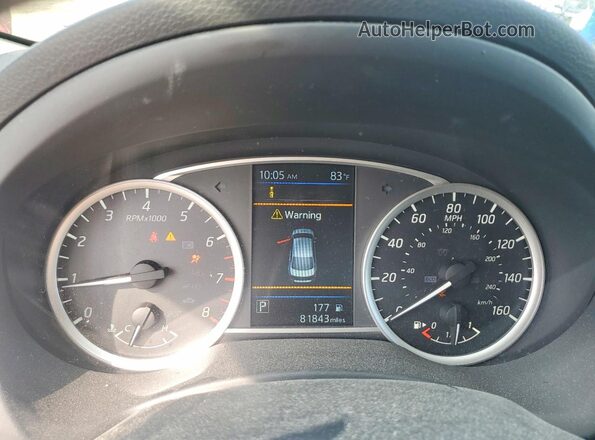 3N1AB7AP7KY430770 2019 NISSAN SENTRA Red Սարքավորումների վահանակի տեսք