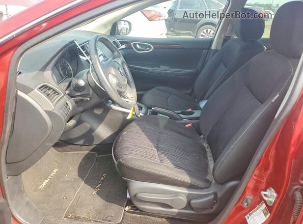 3N1AB7AP7KY430770 2019 NISSAN SENTRA Red Սալոնի դիմացի տեսք