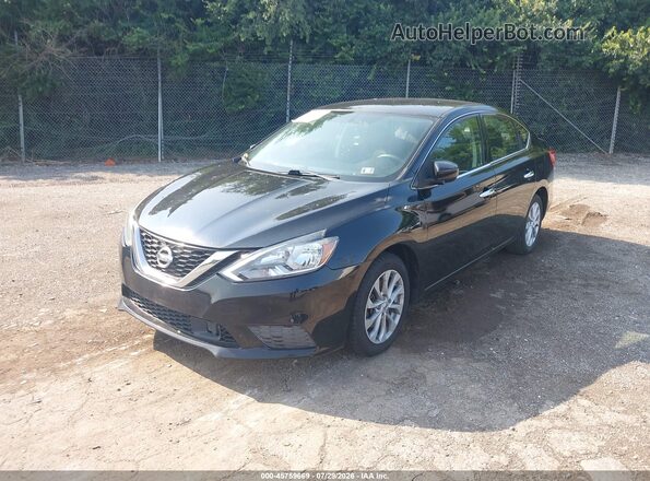 3N1AB7AP7KY431434 2019 NISSAN SENTRA Black Vista tres cuartos delantera izquierda