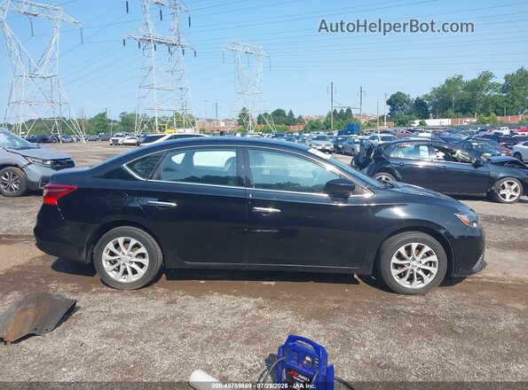 3N1AB7AP7KY431434 2019 NISSAN SENTRA Black Vista interior trasera