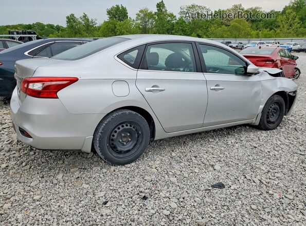 3N1AB7AP8GY226650 2016 NISSAN SENTRA Серебряный Задняя правая четверть