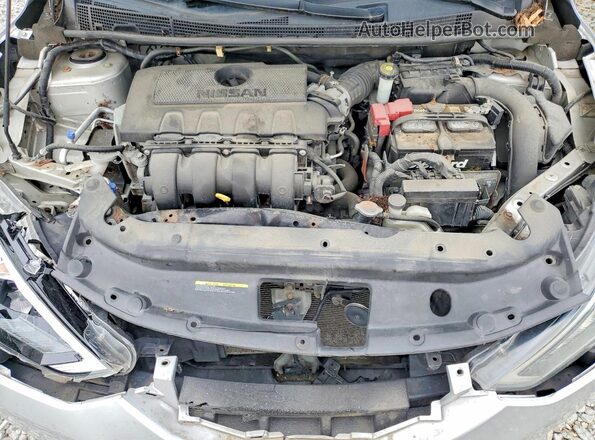 3N1AB7AP8GY226650 2016 NISSAN SENTRA Серебряный Вид задней части салона