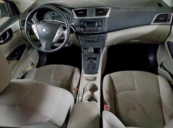 3N1AB7AP8GY237583 2016 NISSAN SENTRA Синий Вид панели приборов