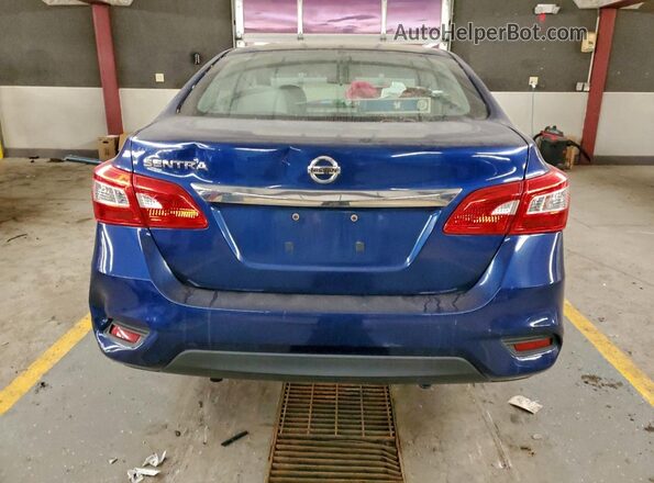3N1AB7AP8GY237583 2016 NISSAN SENTRA Синий Вид сзади