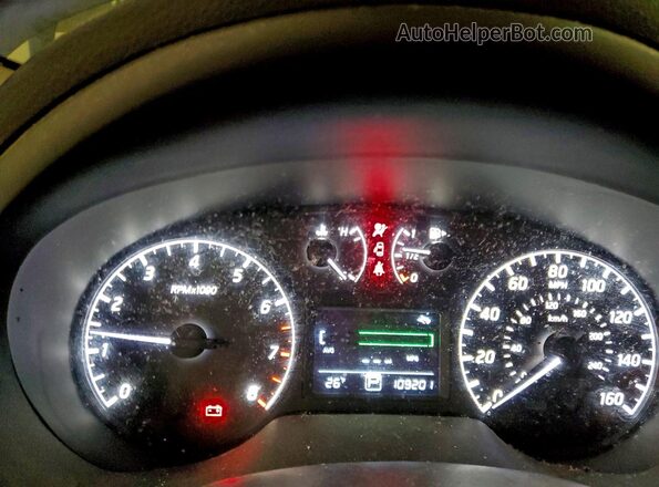 3N1AB7AP8GY237583 2016 NISSAN SENTRA Синий Вид щитка приборов