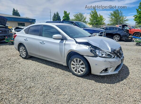 3N1AB7AP8GY239317 2016 NISSAN SENTRA Silver Передня права чверть