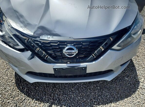 3N1AB7AP8GY239317 2016 NISSAN SENTRA Silver Вид задньої частини салону