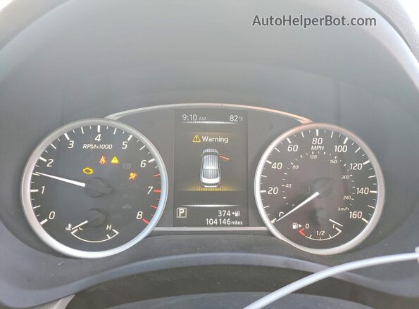 3N1AB7AP8GY242668 2016 NISSAN SENTRA White ხელსაწყოთა პანელის ხედი