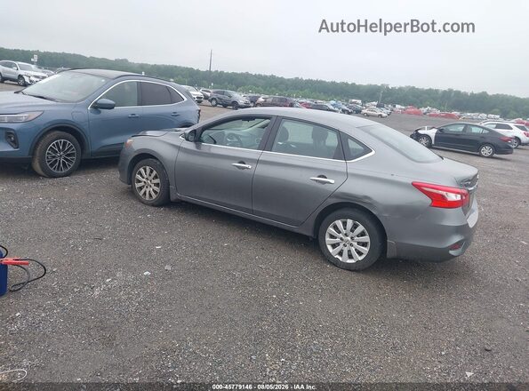 3N1AB7AP8GY255842 2016 NISSAN SENTRA Gray Задня ліва чверть