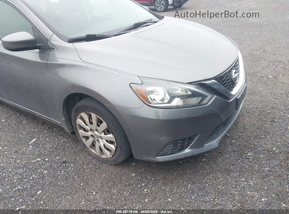 3N1AB7AP8GY255842 2016 NISSAN SENTRA Gray Вид спереду