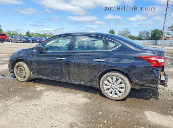 3N1AB7AP8GY270938 2016 NISSAN SENTRA Black უკანა მარცხენა