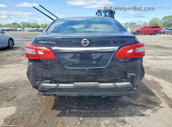 3N1AB7AP8GY270938 2016 NISSAN SENTRA Black უკანა ხედი