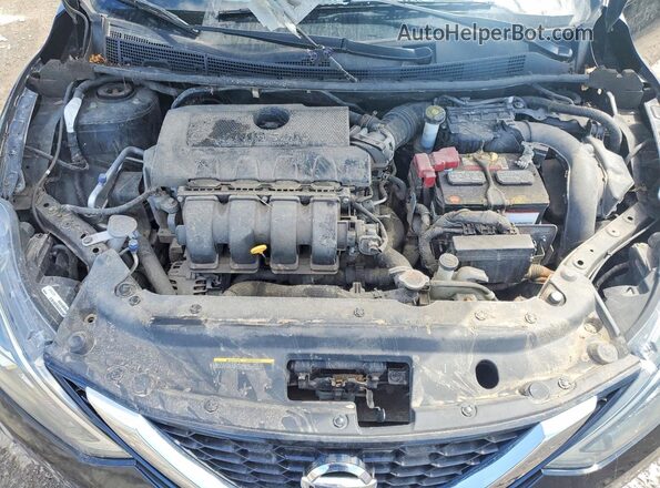 3N1AB7AP8GY270938 2016 NISSAN SENTRA Black უკანა სალონის ხედი