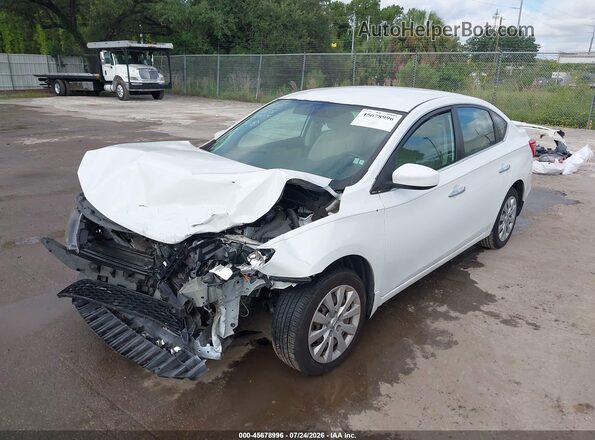 3N1AB7AP8GY275301 2016 NISSAN SENTRA White Առջևի ձախ երեք քառորդ տեսարան