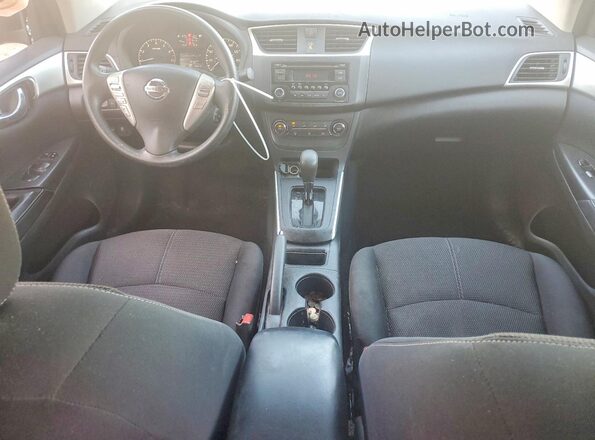 3N1AB7AP8GY277338 2016 NISSAN SENTRA Black Առջևի վահանակի տեսք
