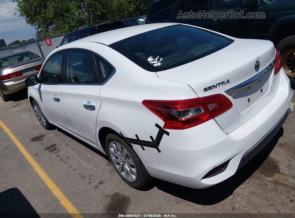 3N1AB7AP8GY281583 2016 NISSAN SENTRA White უკანა მარცხენა