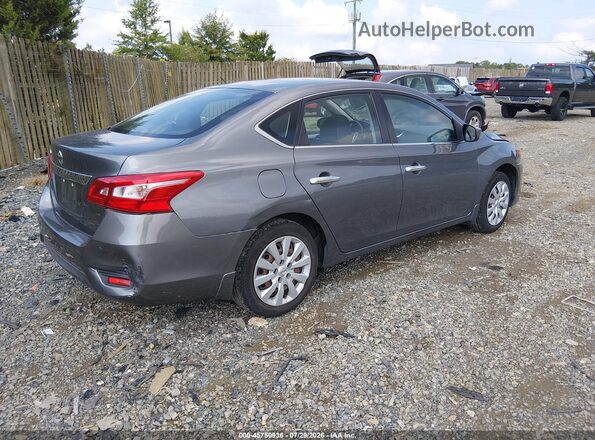 3N1AB7AP8GY333701 2016 NISSAN SENTRA Gray Trasero derecho