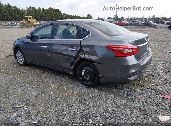 3N1AB7AP8GY333701 2016 NISSAN SENTRA Gray Trasero izquierdo