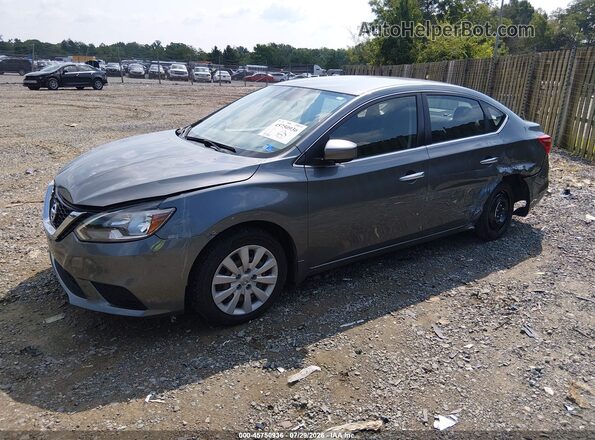 3N1AB7AP8GY333701 2016 NISSAN SENTRA Gray Vista tres cuartos delantera izquierda