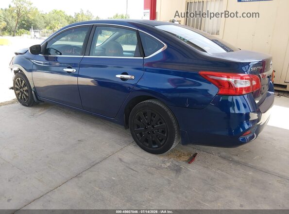 3N1AB7AP8GY334010 2016 NISSAN SENTRA Blue Trasero izquierdo